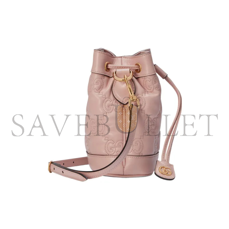 GUCCI GG MATELASSÉ MINI BUCKET BAG 728231 (20*17*10cm)